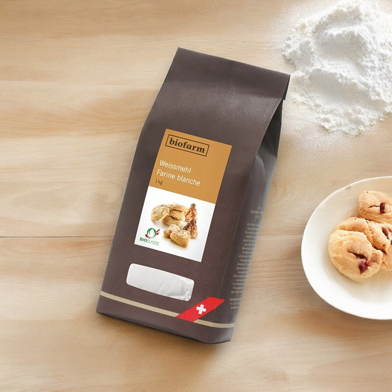Biofarm - Farine blanche suisse BIO 1kg