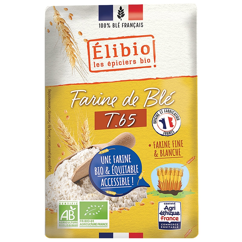 Elibio - Bio Weizenmehl T65 1kg - Brotmehl