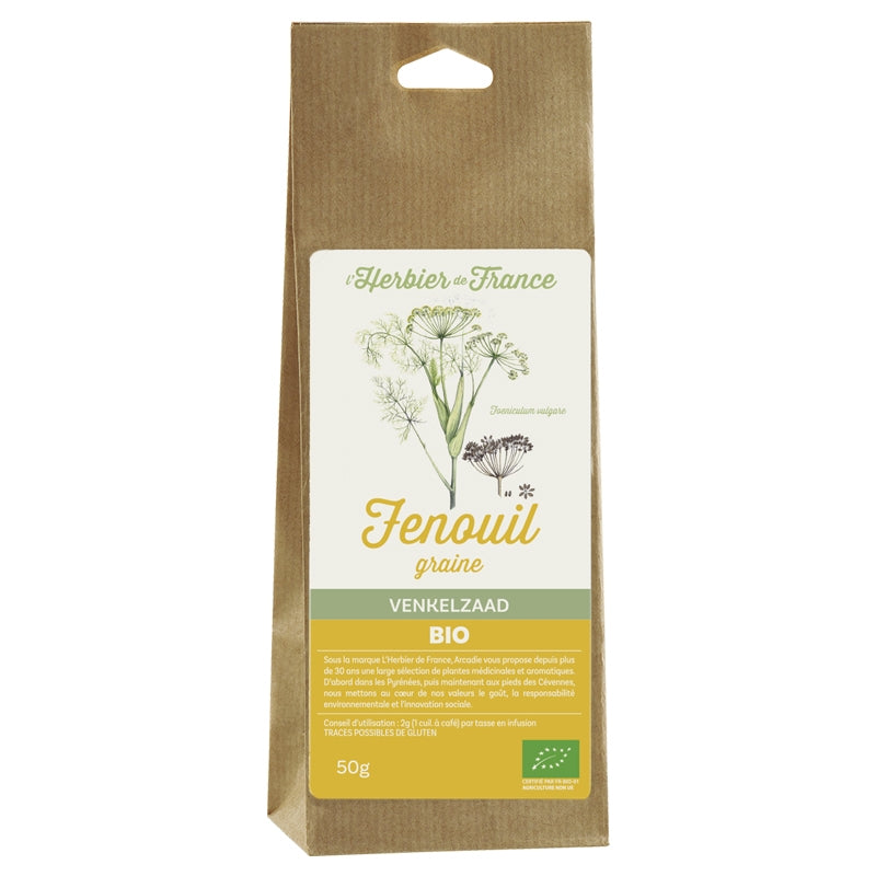 L'Herbier de France - Fenouil BIO 50g