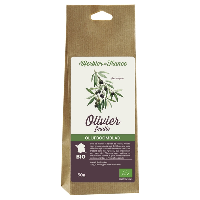 L'Herbier de France - Feuilles d'olivier bio 50g