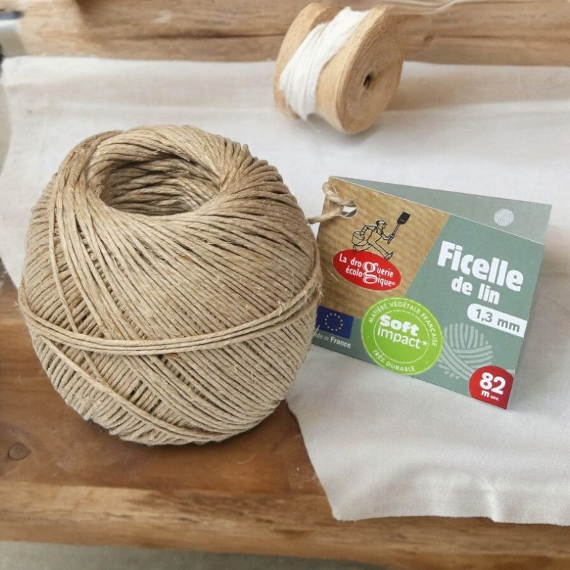 La Droguerie Écologique - Ficelle de lin 1,3mm