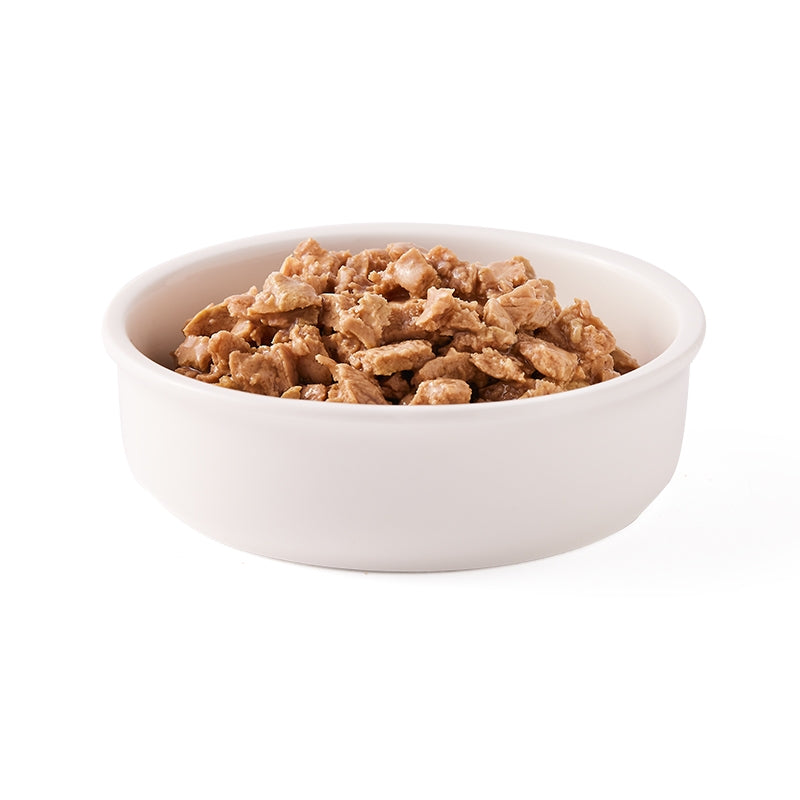 Filets en sauce au bœuf pour chat BIO