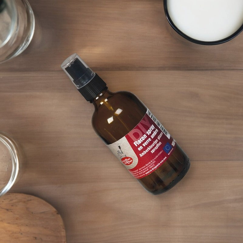 La Droguerie Écologique - Sprühflasche aus bernsteinfarbenem Glas 100ml