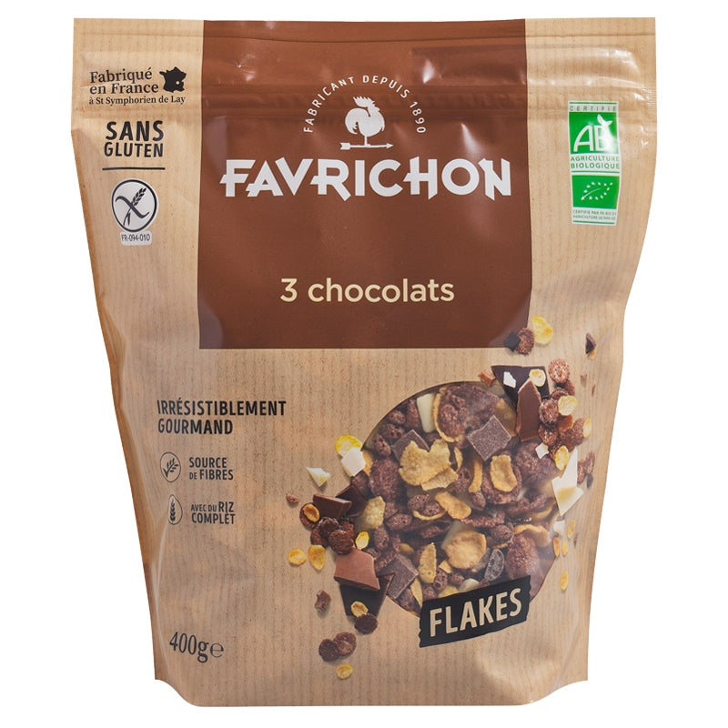 Favrichon - Bio-Schokoladenflocken (3 Sorten) 400g