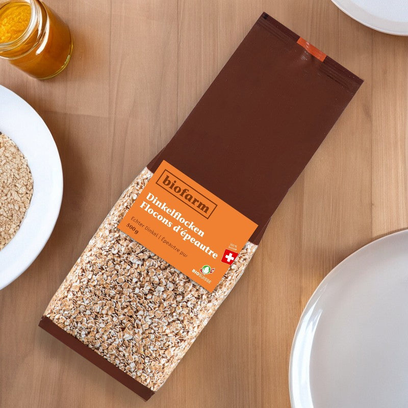 Biofarm - Flocons d'épeautre suisse BIO 500g