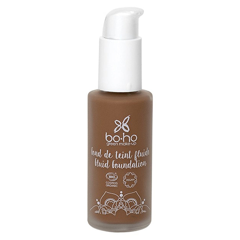 Boho Green Make-up - Fond de teint fluide BIO N°10 Café au Lait 30ml