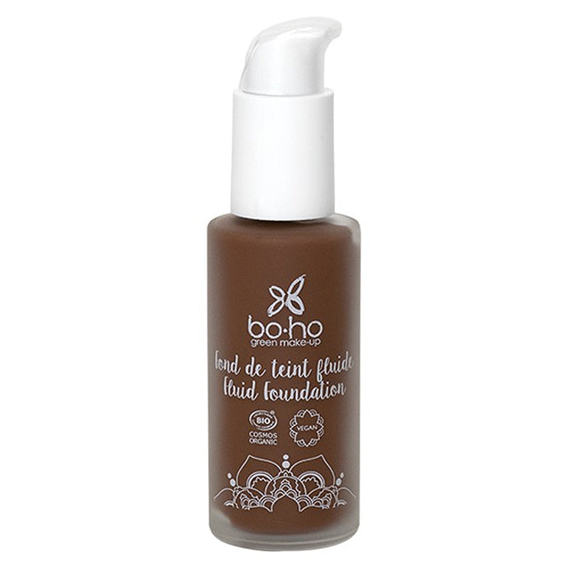 Boho Green Make-up - Fond de teint fluide BIO N°11 Espresso 30ml