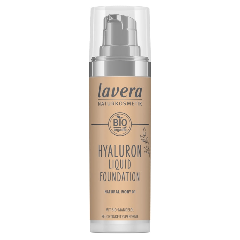 Lavera - Fond de teint liquide Hyaluron BIO N°02 Cool Ivory 30ml