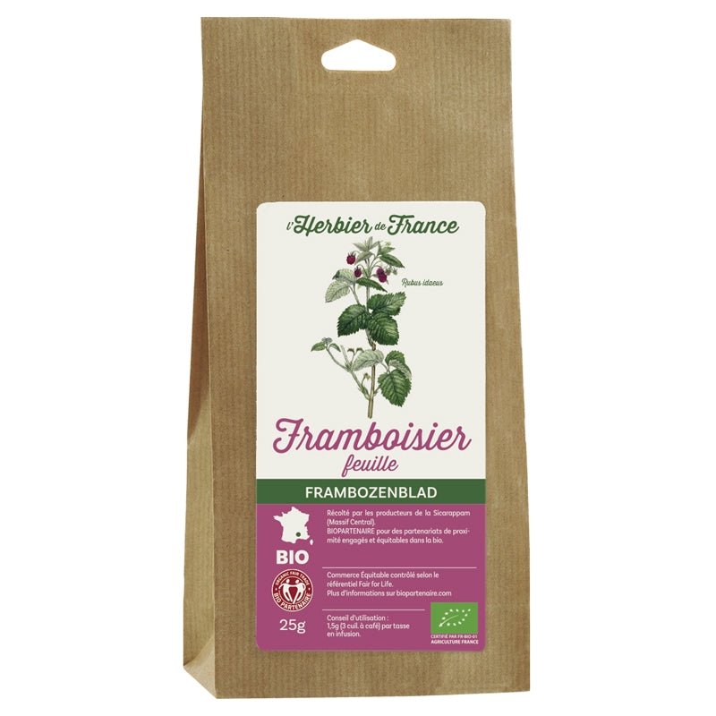 L'Herbier de France - Framboisier BIO 25g