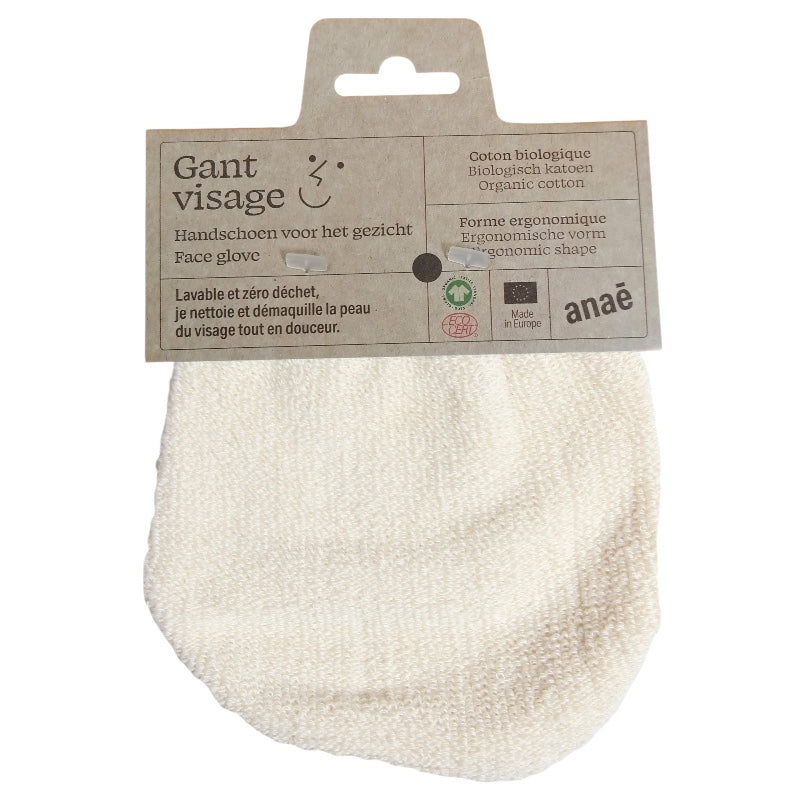 Anaé - Gant visage en coton BIO