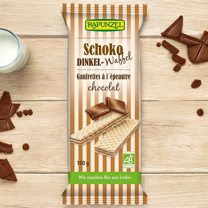 Gaufrettes complètes au chocolat BIO