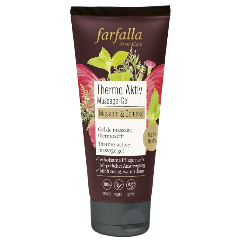 Farfalla - Thermoaktives Massagegel Menthol BIO 100ml