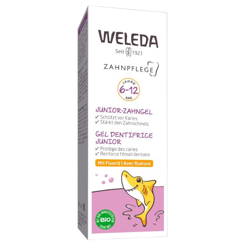 Gel dentifrice junior 6 à 12 ans calendula avec fluor BIO