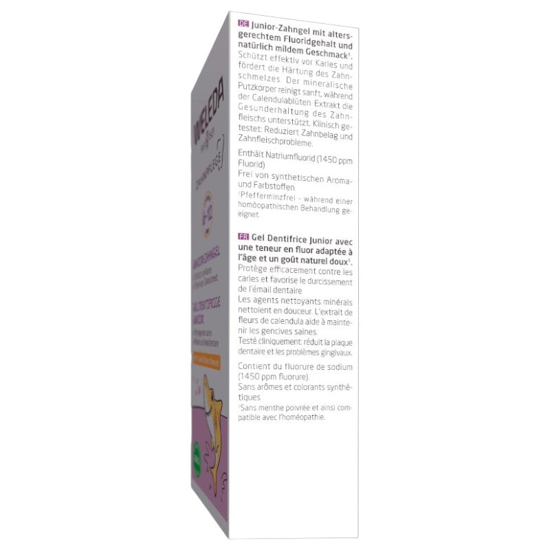 Gel dentifrice junior 6 à 12 ans calendula avec fluor BIO