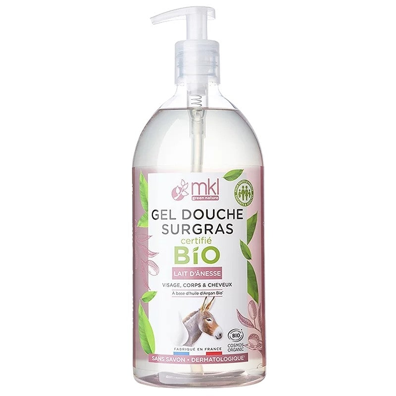 Gel douche BIO lait d'ânesse 1l