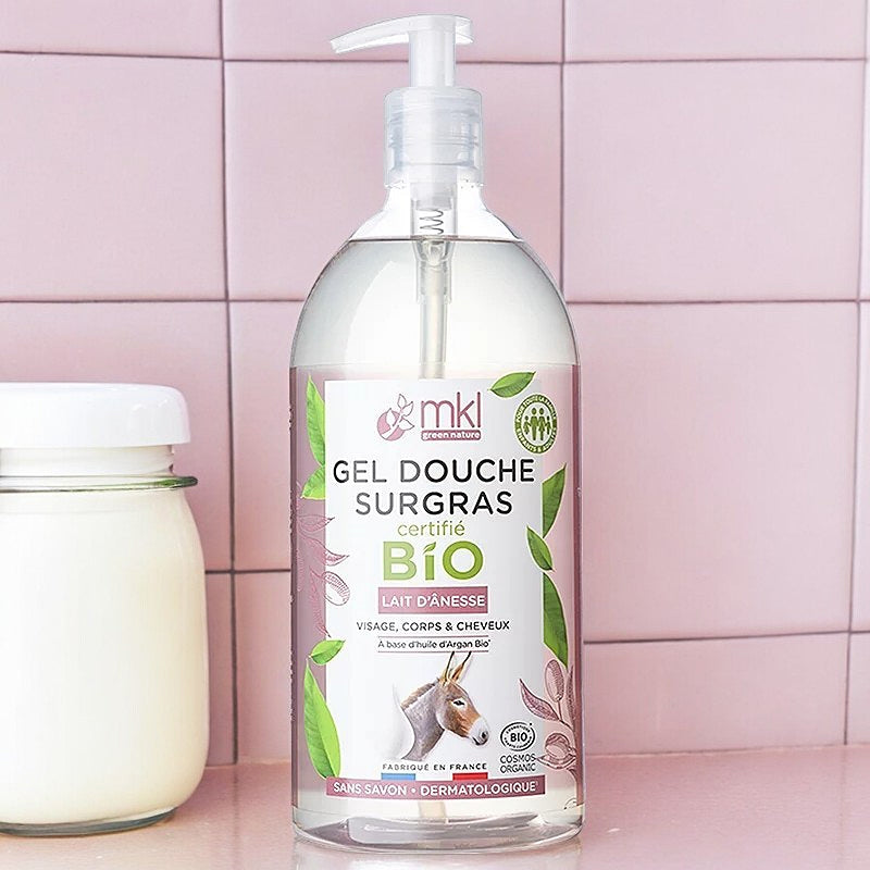 Gel douche BIO lait d'ânesse 1l