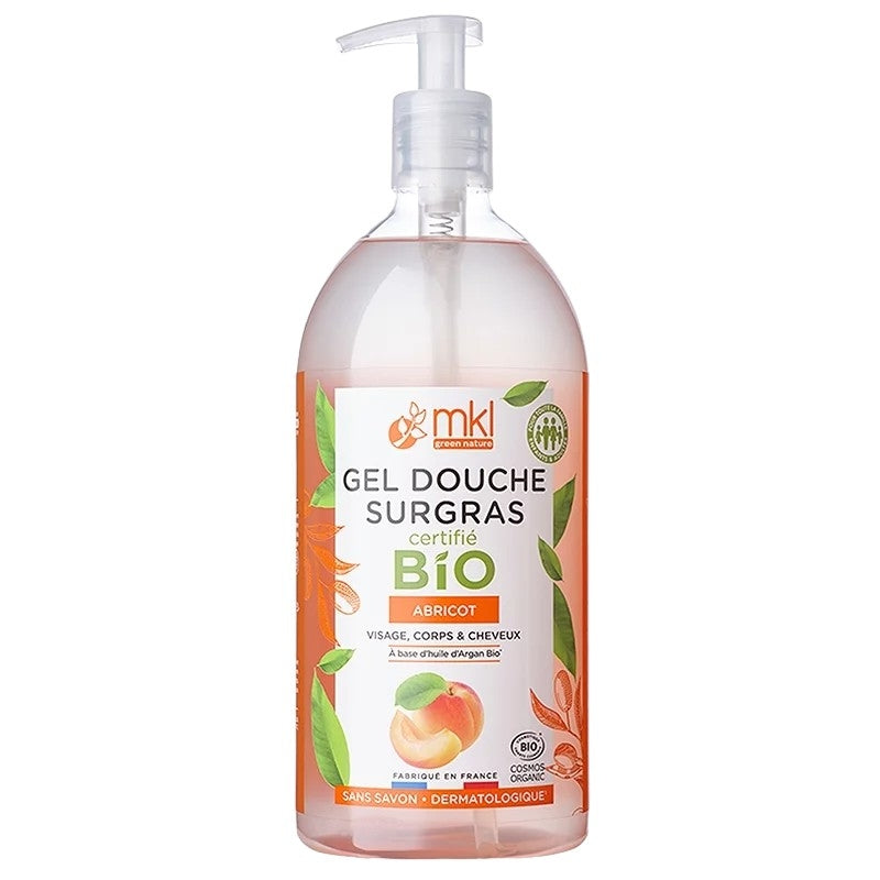 Gel douche BIO abricot 1l