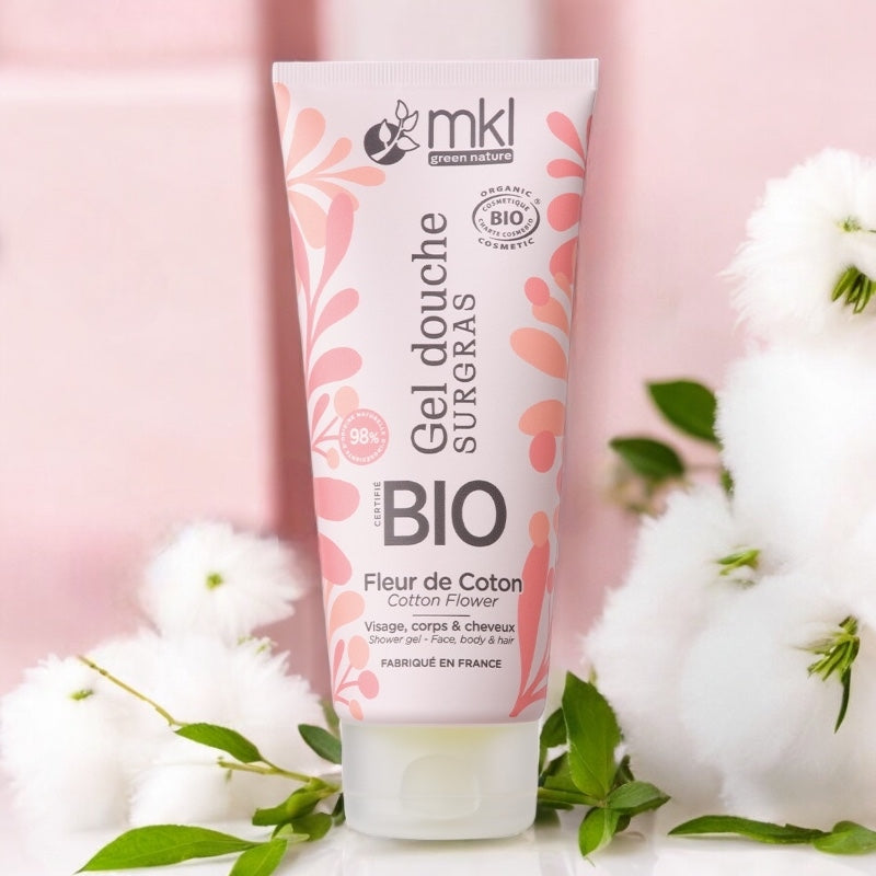 Gel douche BIO fleur de coton