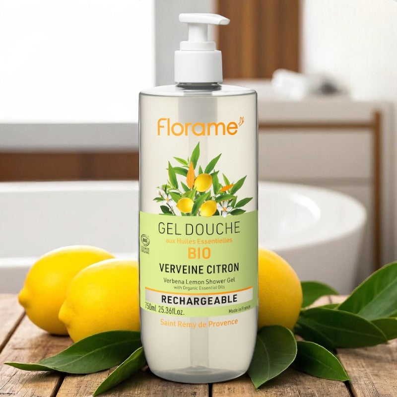 Florame - Gel douche BIO verveine citron 750ml
