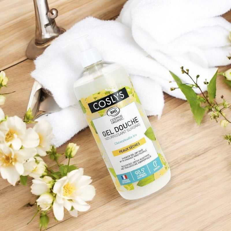 Coslys - Duschgel pflegend rückfettend Geißblatt BIO 1l