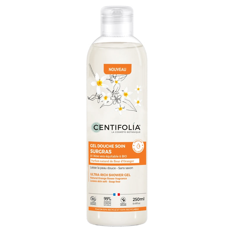 Centifolia - Gel douche soin surgras BIO fleur d'oranger 250ml