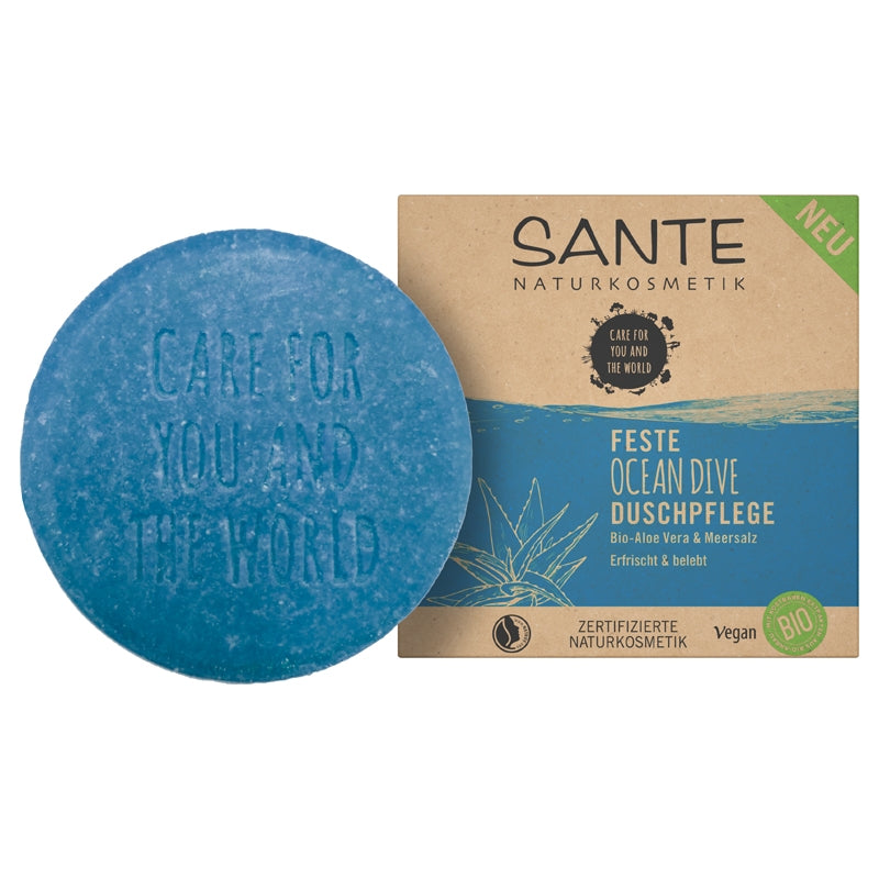 Gel douche solide BIO aloe vera & sel marin