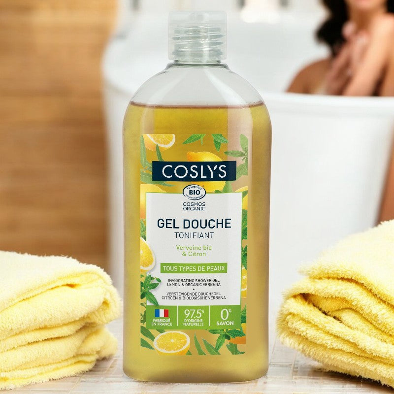 Coslys - Gel douche tonifiant BIO verveine & citron 250ml