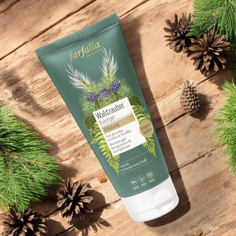 Farfalla - Belebendes & kräftigendes Duschgel Zirbelkiefer BIO 200ml