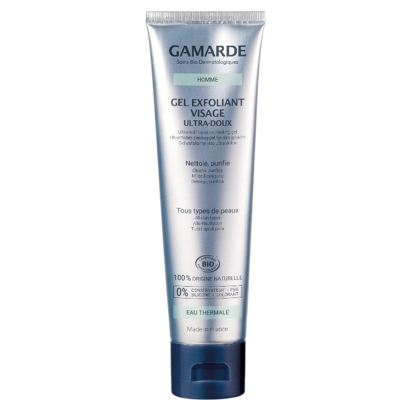 Gamarde - Gel exfoliant visage BIO - homme - 100g