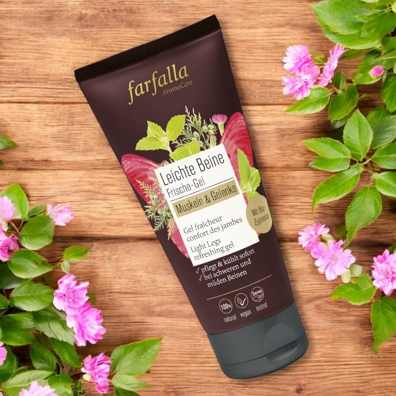 Farfalla - Gel fraîcheur confort des jambes BIO menthe poivrée 100ml