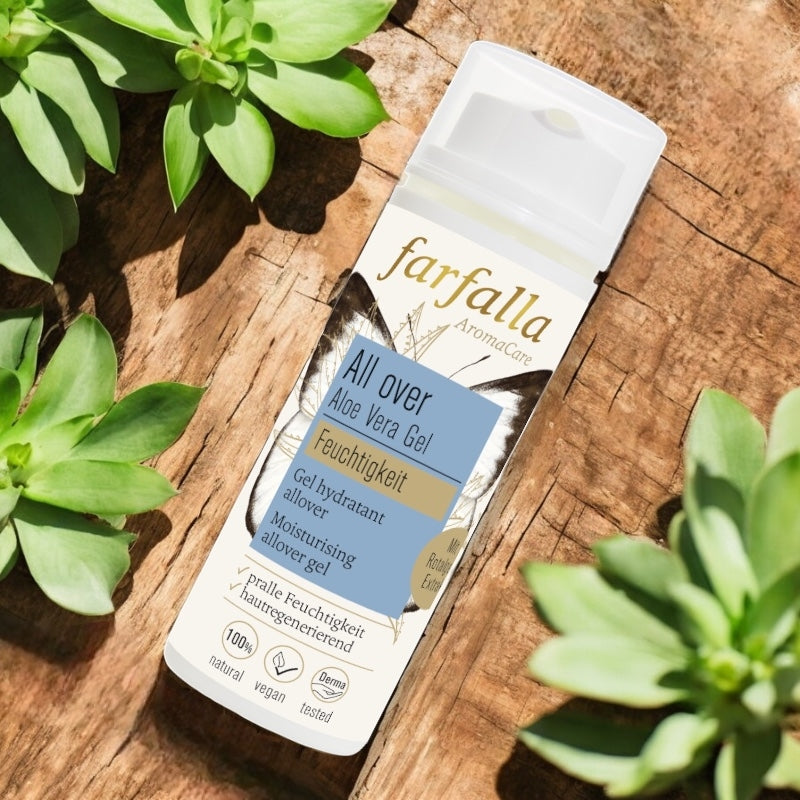 Farfalla - Feuchtigkeitsgel Gesicht & Körper Aloe Vera BIO 50ml