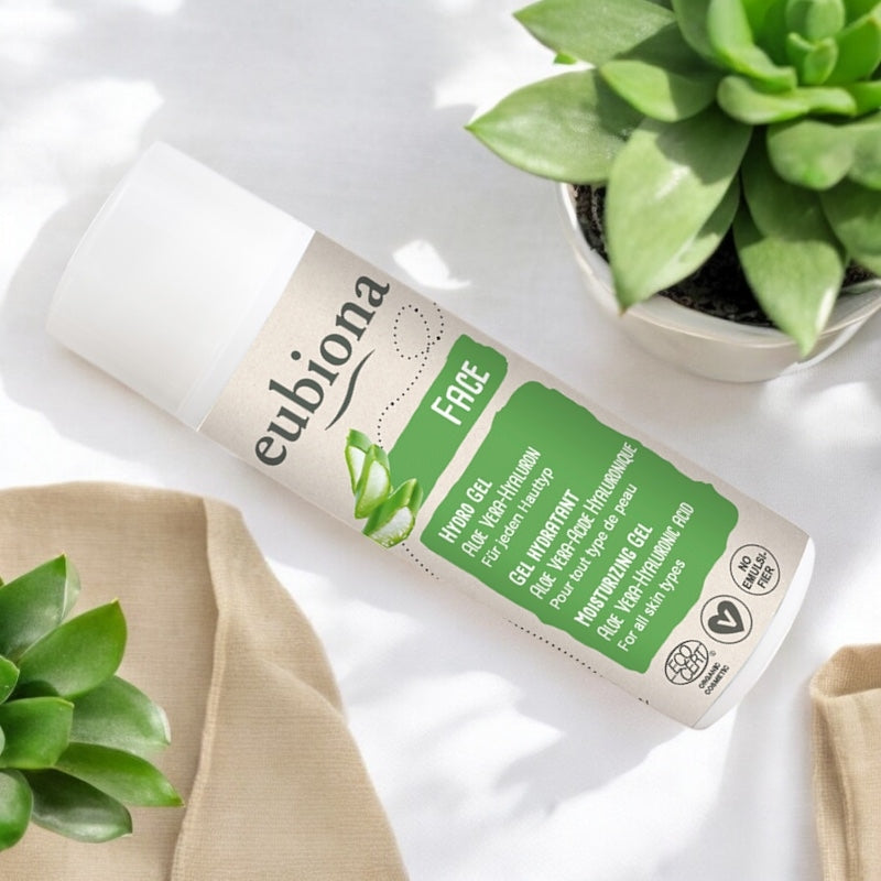 Eubiona - Feuchtigkeitsgel Aloe Vera & Hyaluron BIO 50ml