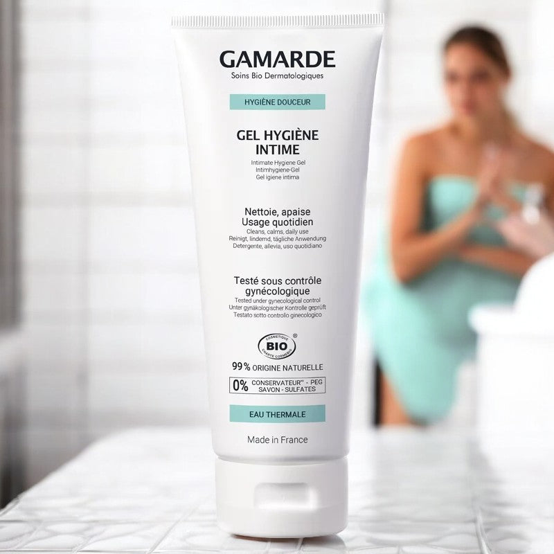 Gamarde - Gel hygiène intime BIO - eau thermale - usage quotidien - 200ml