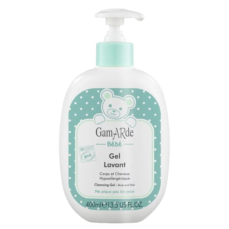 Gamarde - Gel lavant bébé hypoallergénique BIO - corps & cheveux - 400ml