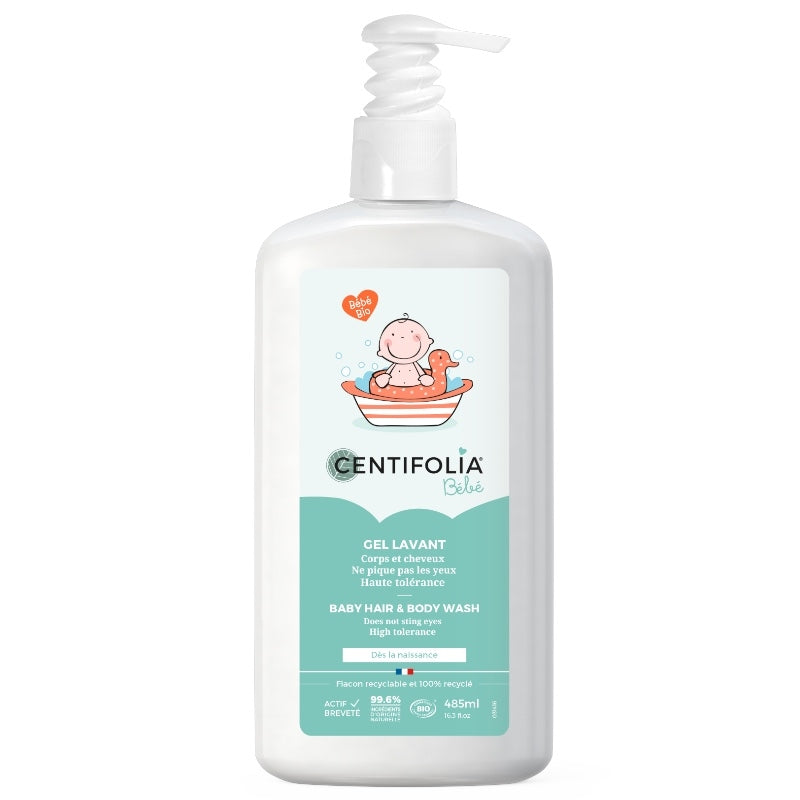 Centifolia - Gel lavant corps & cheveux bébé BIO camélia 485ml