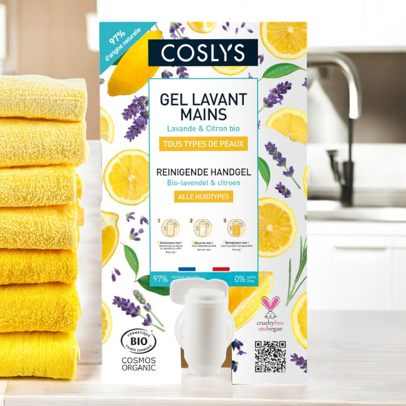 Coslys - Gel lavant mains BIO lavande & citron 10kg