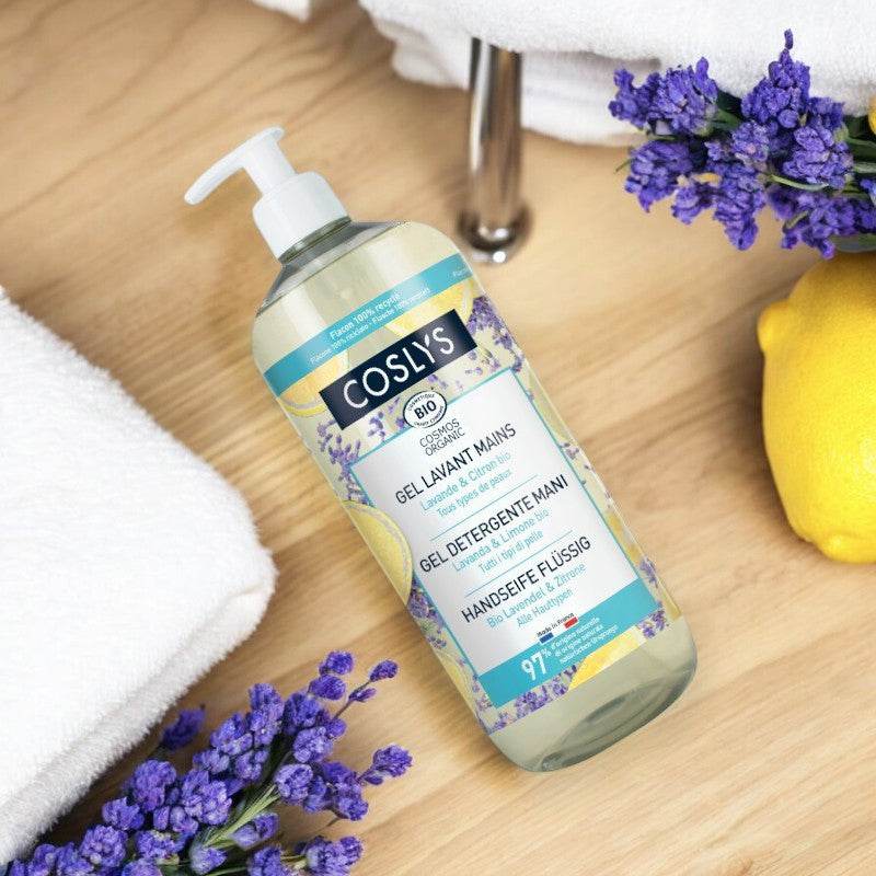Coslys - Gel lavant mains BIO lavande & citron 1l