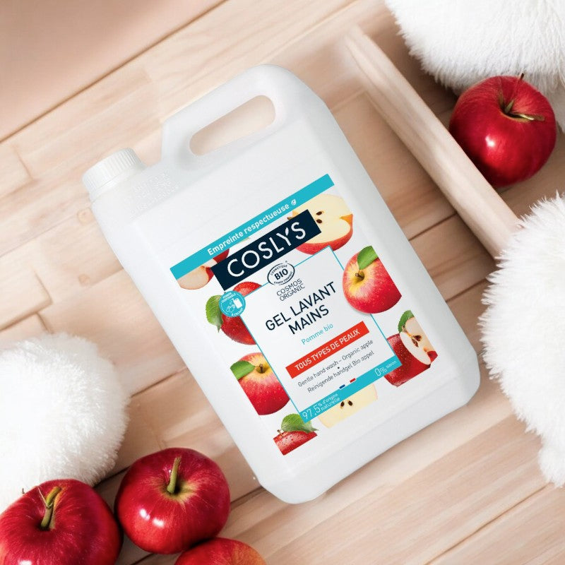 Coslys - Gel lavant mains BIO pomme 5l