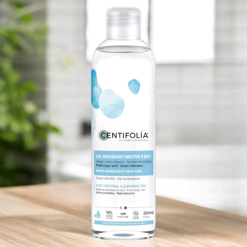 Centifolia - Gel moussant neutre 3 en 1 BIO aloe vera 250ml