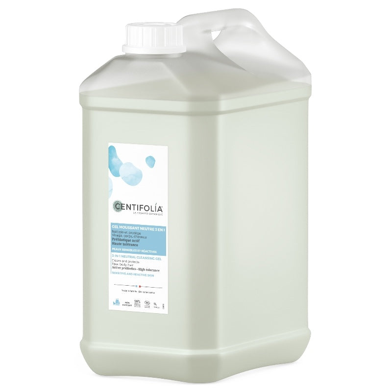 Centifolia - Gel moussant neutre 3 en 1 BIO aloe vera 5l