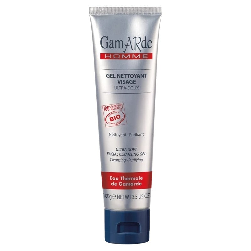 Gamarde - Gel nettoyant visage ultra-doux BIO - homme - 100g