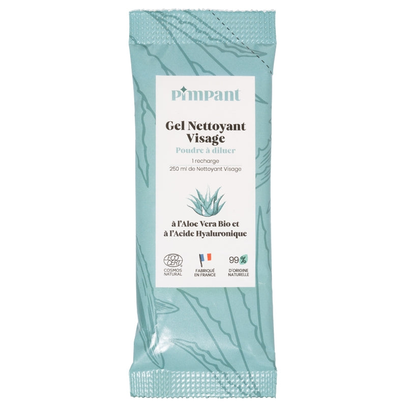 Gel nettoyant visage poudre à diluer aloe vera