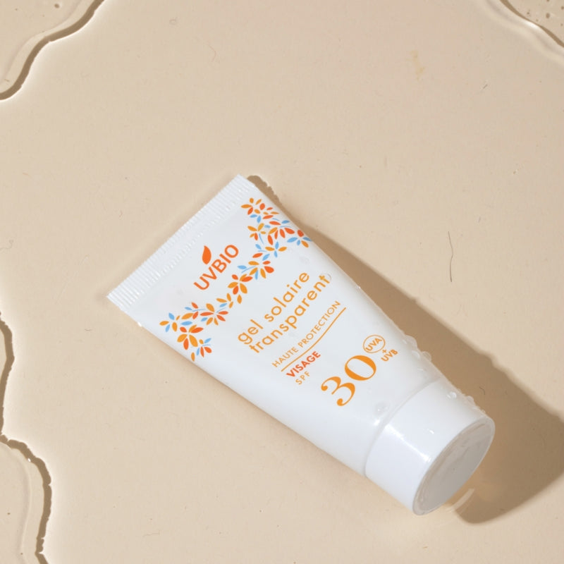 Gel solaire transparent visage BIO IP 30