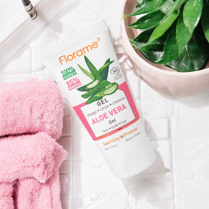 Florame - Gel visage, corps & cheveux BIO aloe vera 50ml