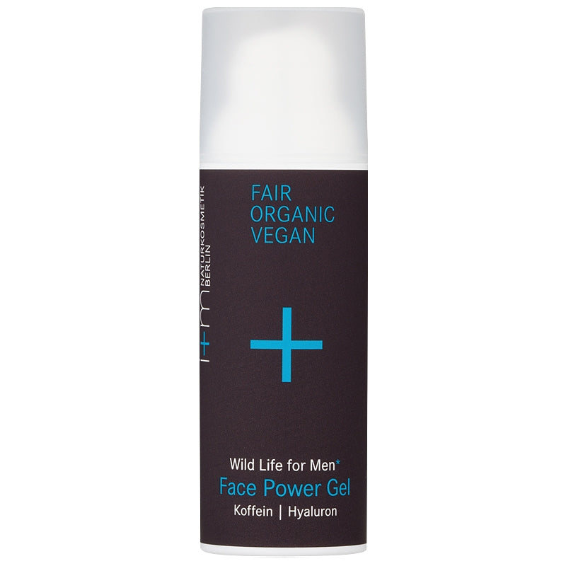 i+m Naturkosmetik Berlin - Gesichtsgel Kraft für Männer Koffein & Hyaluron BIO 50ml