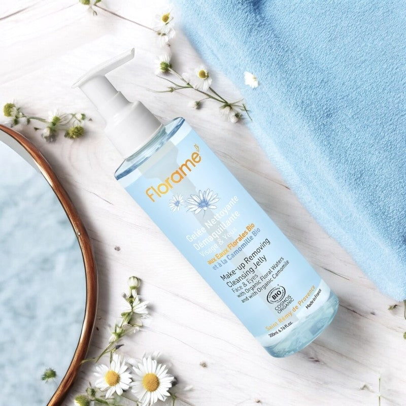 Florame - Gelée nettoyante démaquillante BIO camomille 200ml