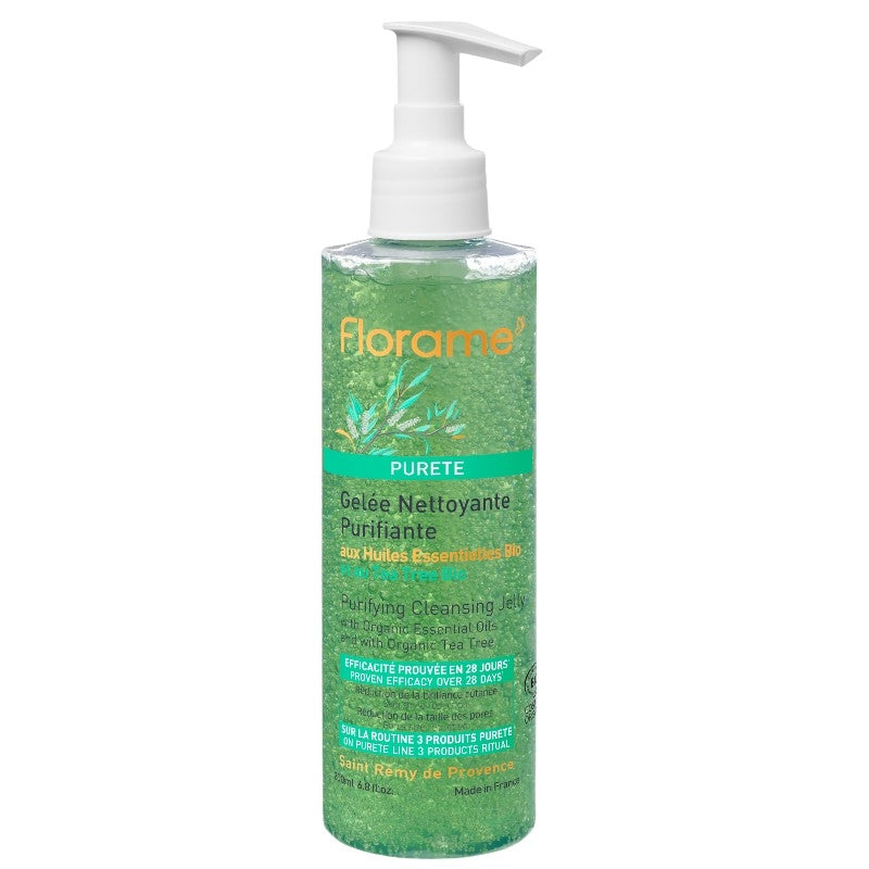 Florame - Gelée nettoyante purifiante BIO tea tree & hamamélis 200ml