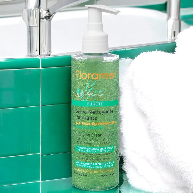 Florame - Gelée nettoyante purifiante BIO tea tree & hamamélis 200ml