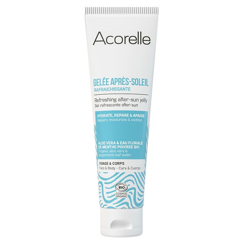 Acorelle - Gelée rafraîchissante après-soleil bio menthe poivrée 100ml