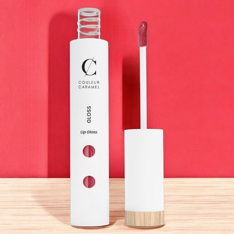 Couleur Caramel - Lipgloss Himbeerrot perlmutt Nr. 805 BIO 5g